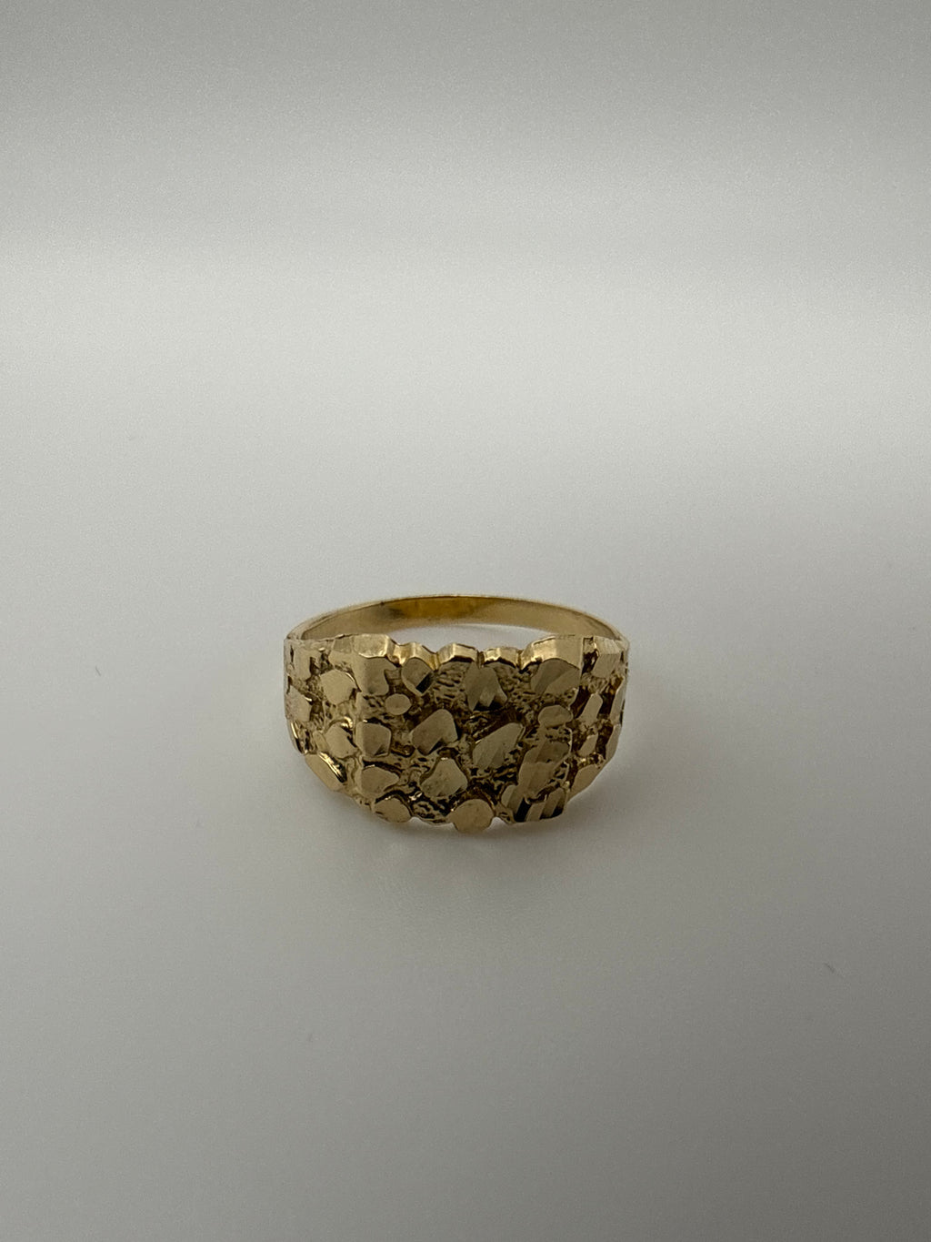 14k Gold Nugget Ring