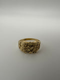 14k Gold Nugget Ring
