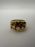 14K Gold Nugget Ring