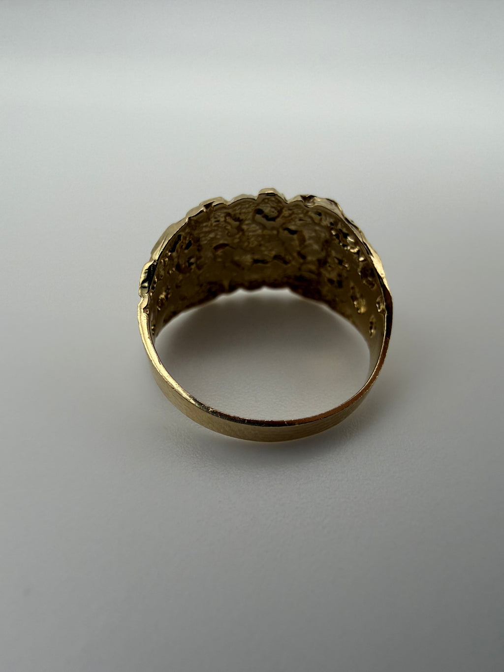14K Gold Nugget Ring