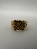 14K Gold Nugget Ring