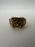 14K Gold Nugget Ring