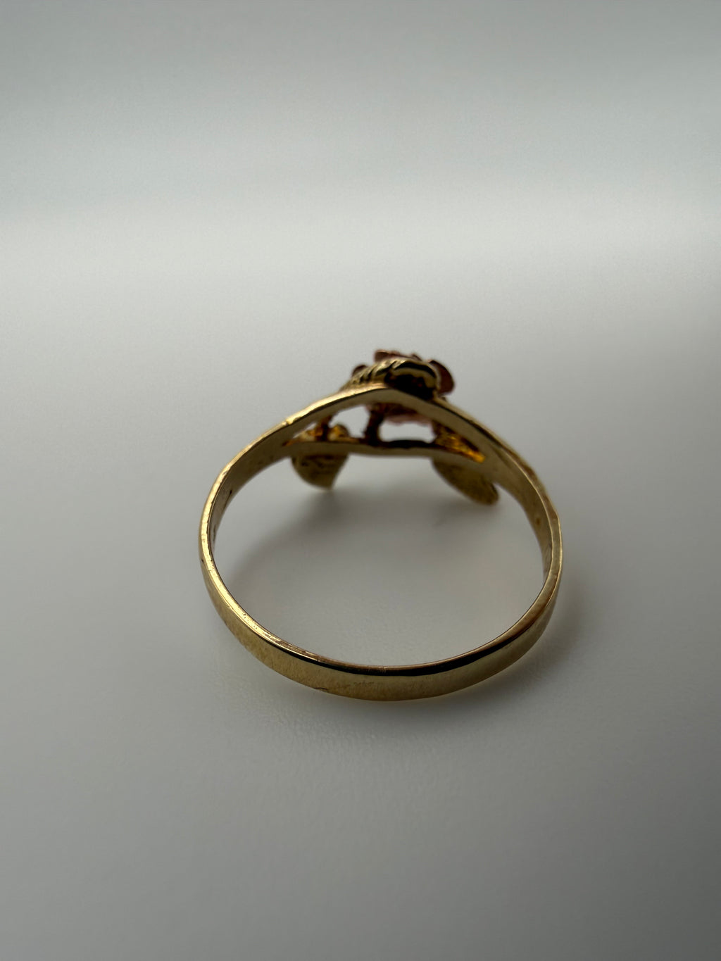 14K Gold Rose Ring
