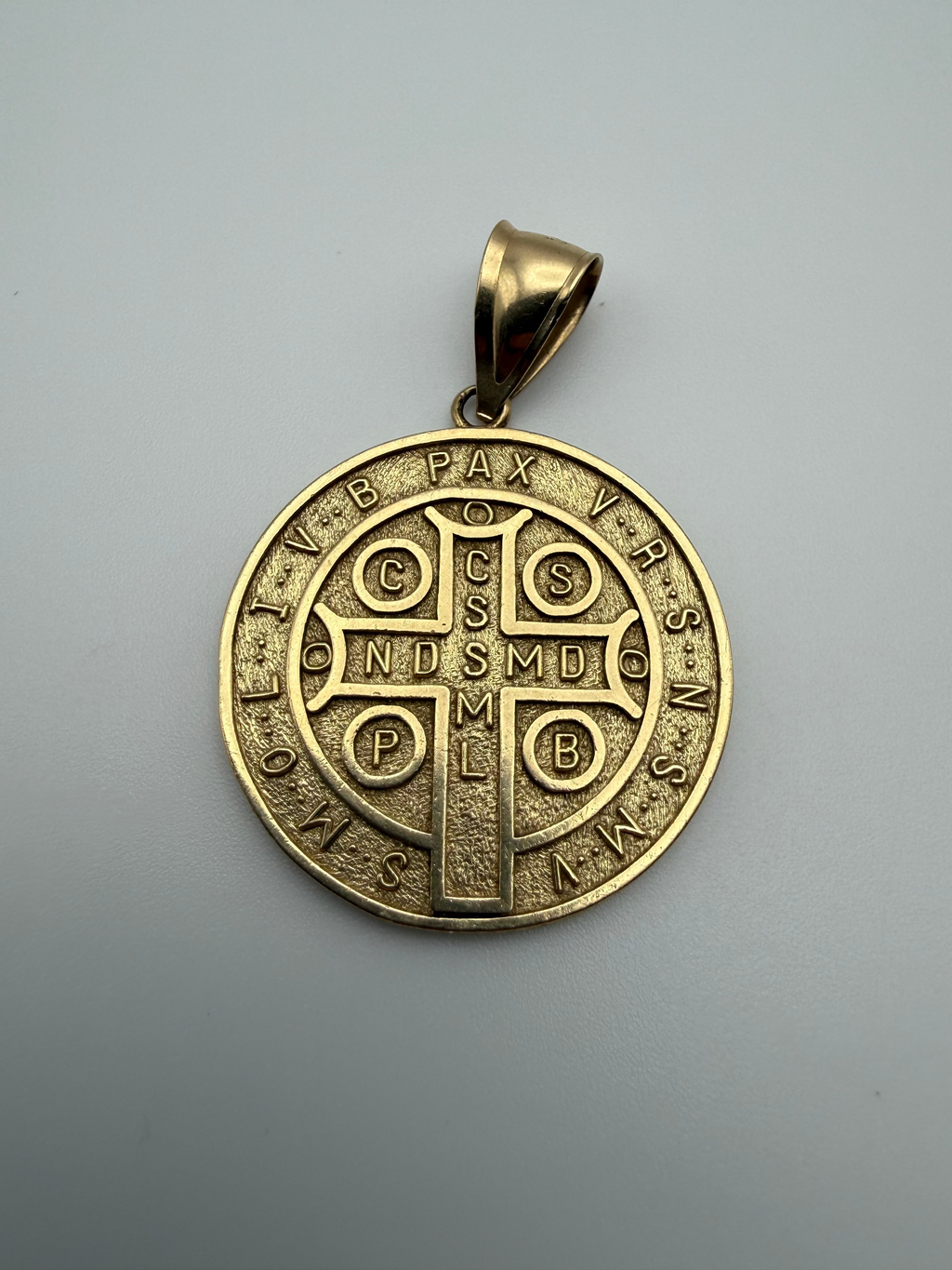 14K Gold Saint Benedict Medal