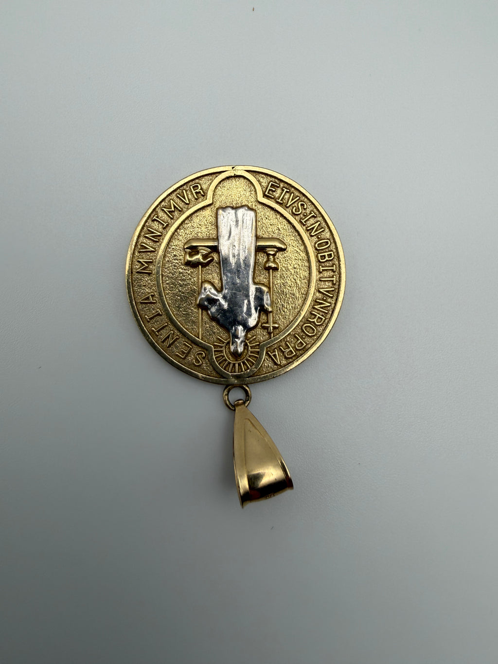 14K Gold Saint Benedict Medal