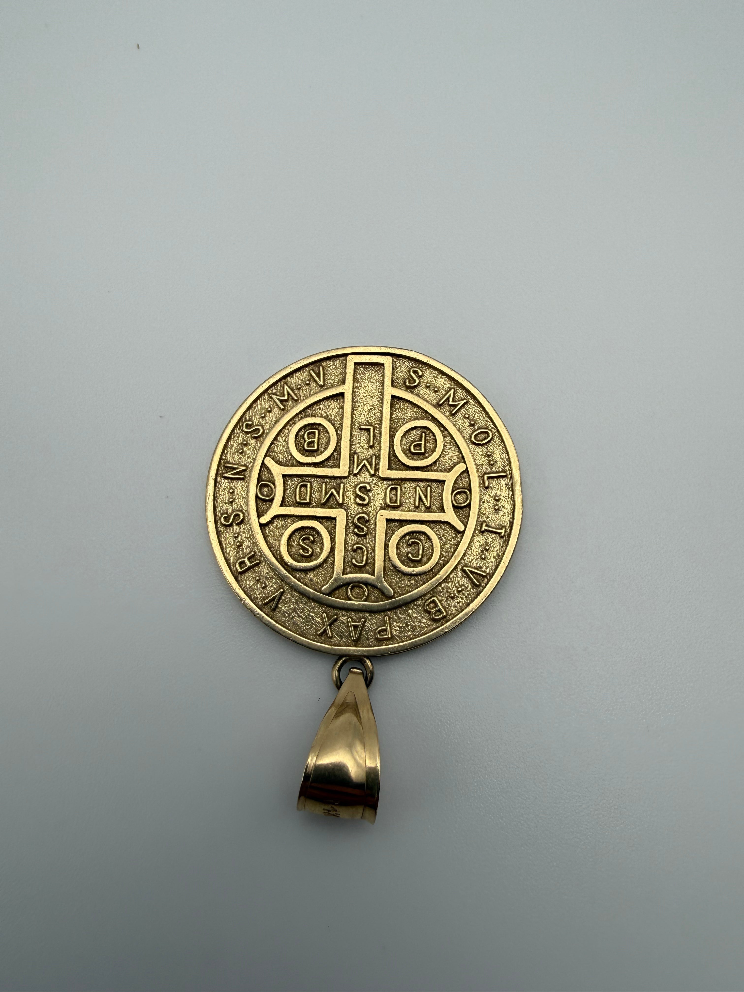 14K Gold Saint Benedict Medal
