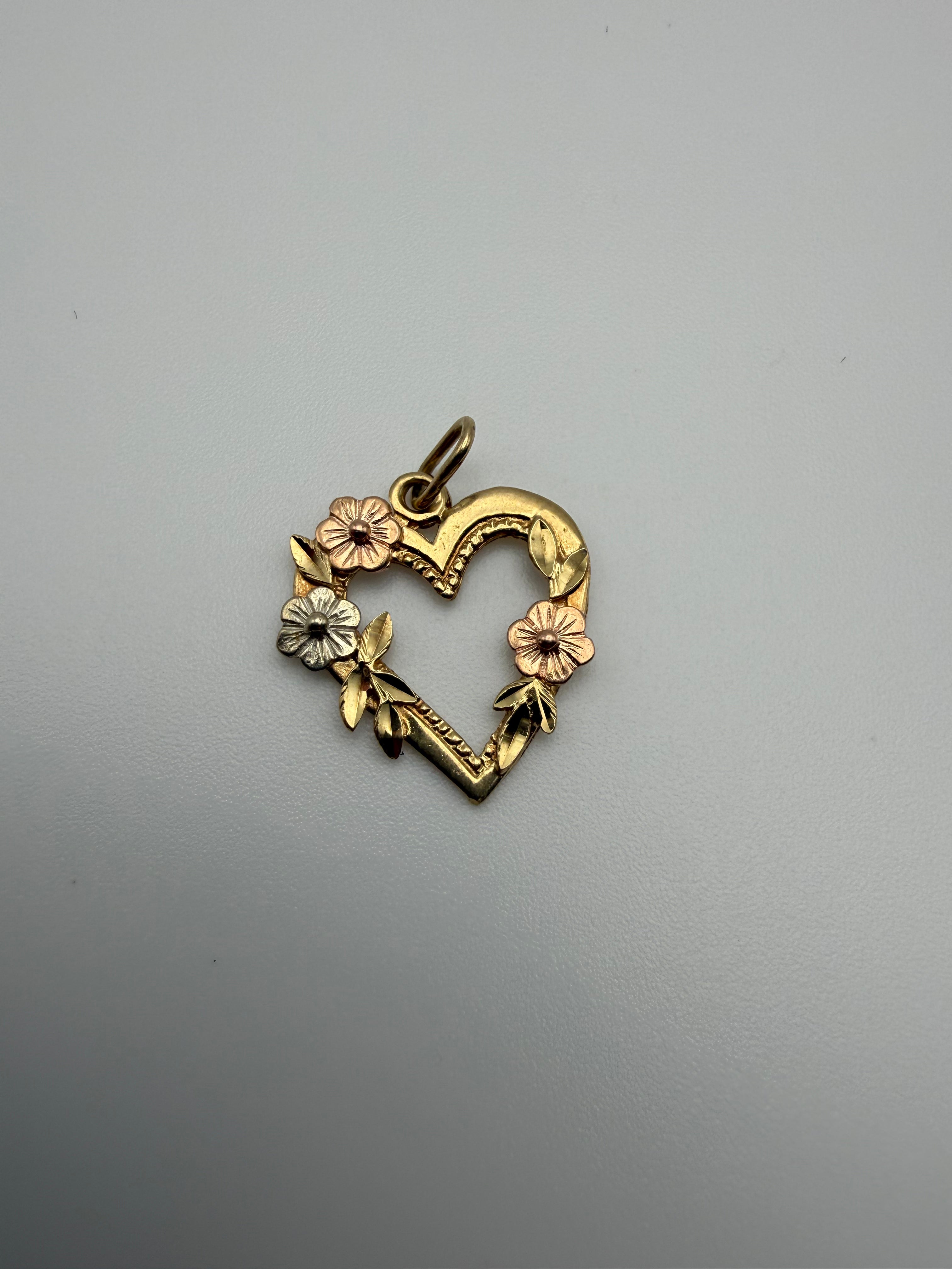 14K Gold Heart Pendants