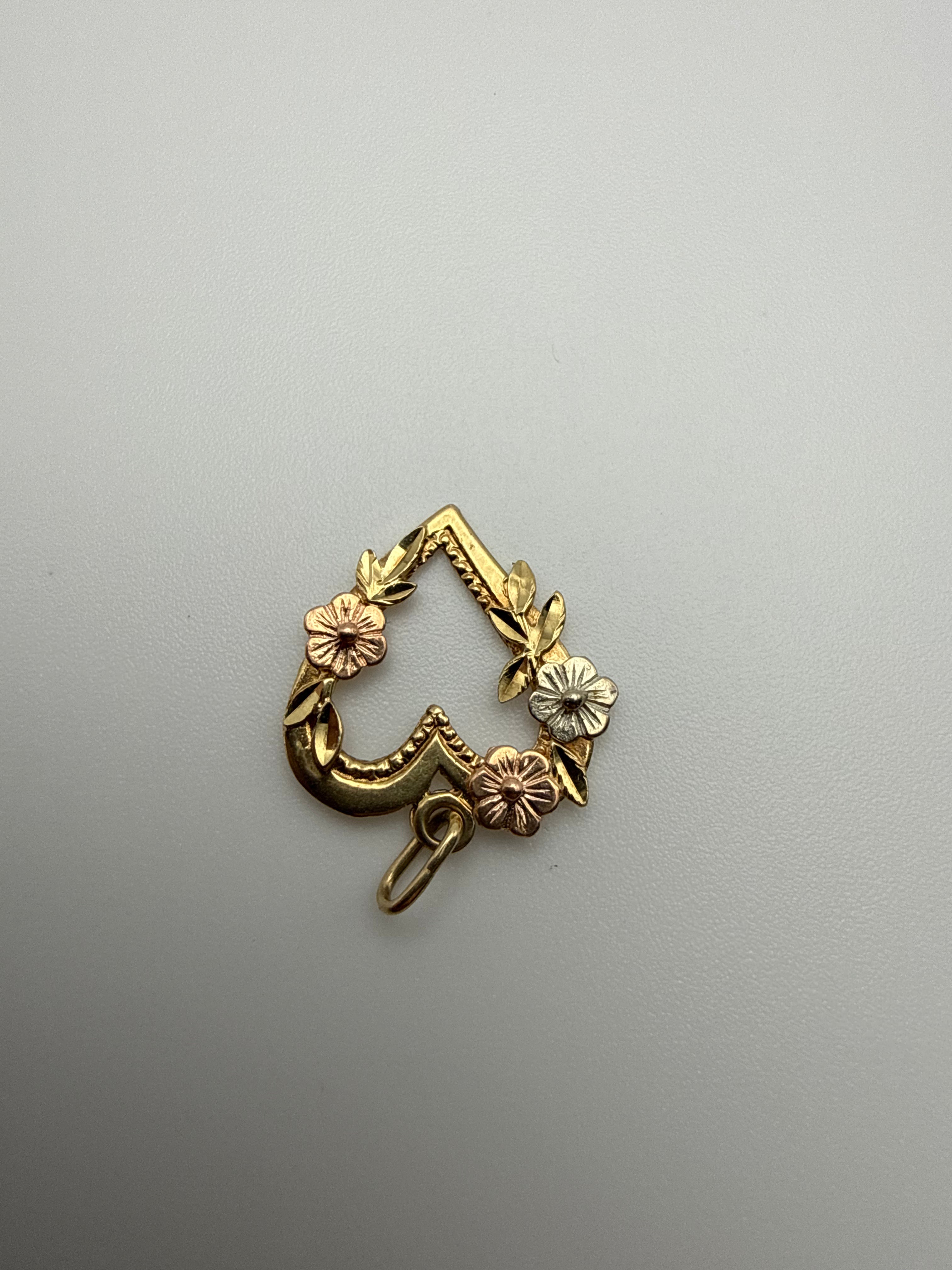 14K Gold Heart Pendants