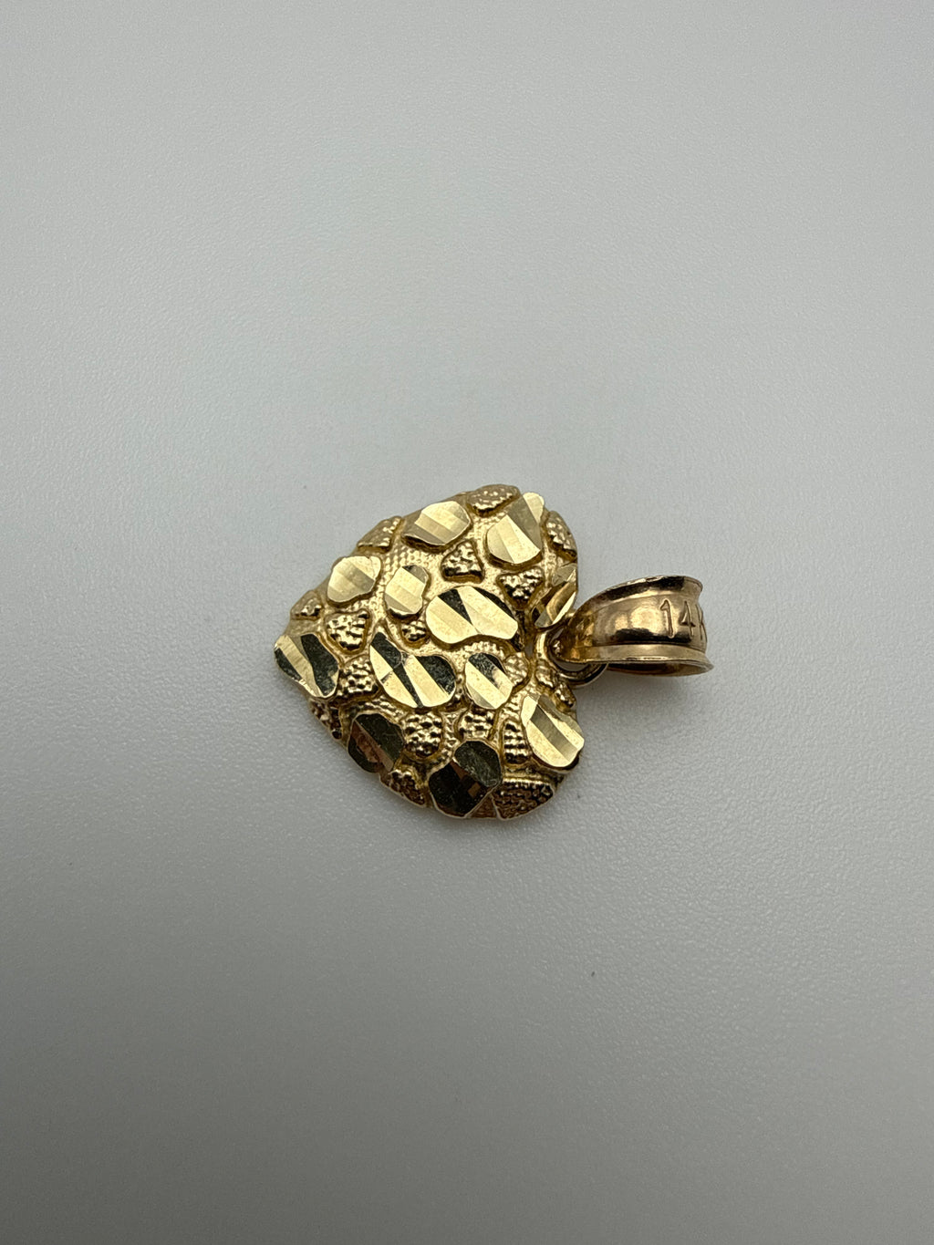 14K Gold Heart Pendant