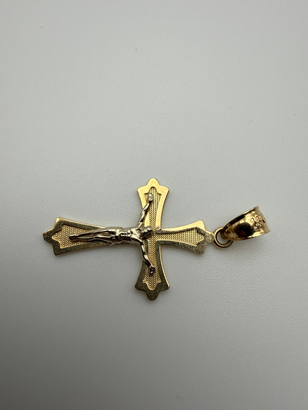 14K Gold Cross Pendant